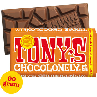 Tony's Chocolonely Reep melk karamel zeezout