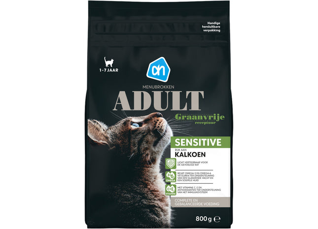 Menüstücke für Erwachsene empfindlich