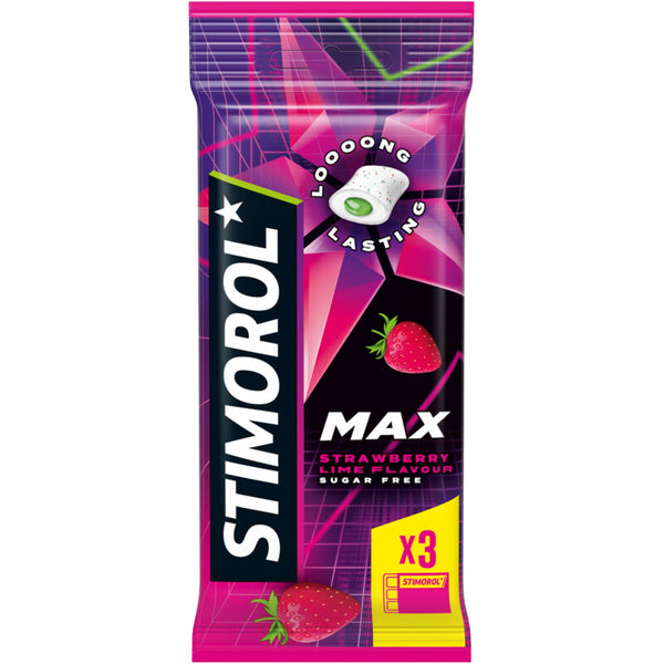 Stimorol Max splash strawberry lime