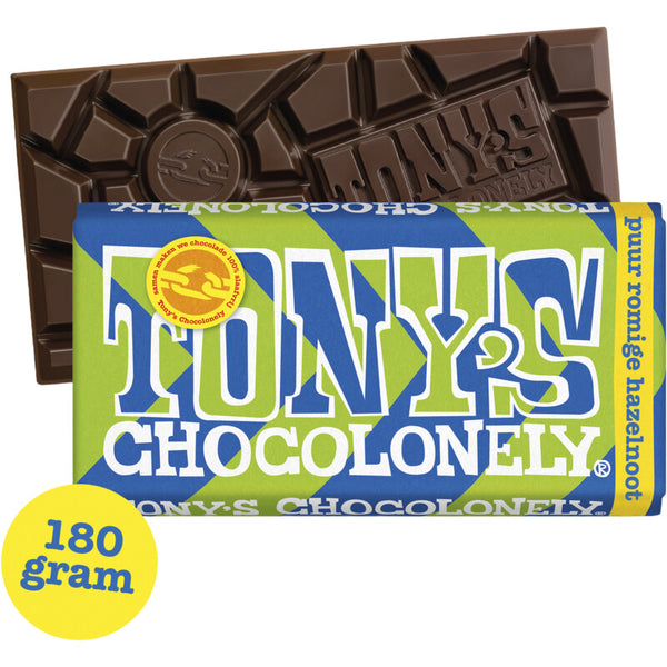 Tony's Chocolonely Reep puur romige hazelnoot
