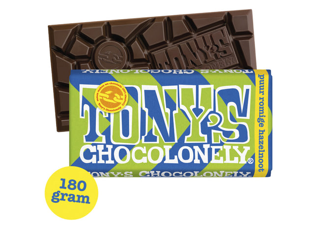 Tony's Chocolonely Reep puur romige hazelnoot