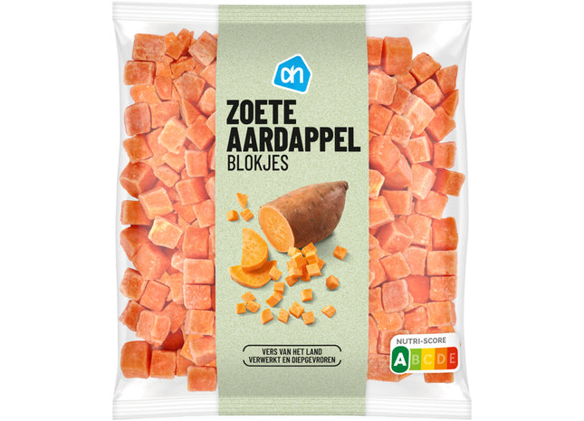 Zoete aardappelblokjes