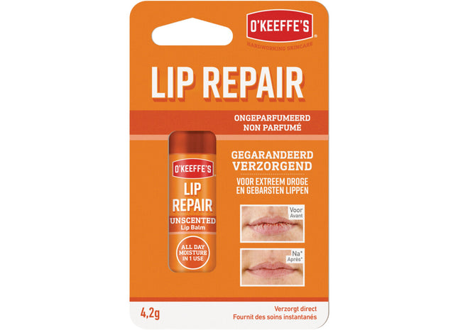 O'Keeffe's Lip Repair Ongeparfumeerd