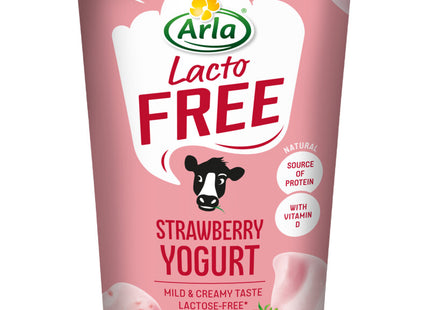 Arla Lactofree strawberry yoghurt
