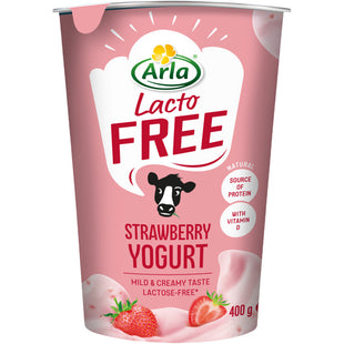 Arla Lactofree strawberry yoghurt