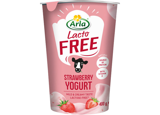 Arla Lactofree strawberry yoghurt