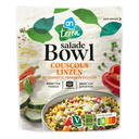 Couscous and lentil salad bowl