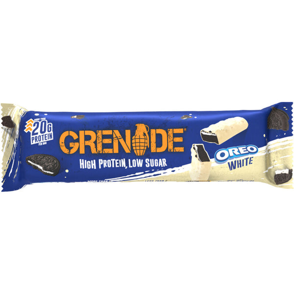 Grenade Oreo white protein bar