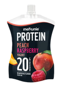 Melkunie Protein peach raspberry yogurt
