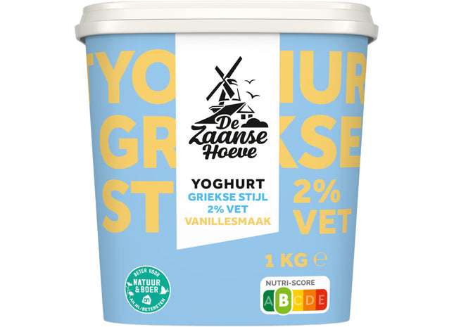 De Zaanse Hoeve Yoghurt Griekse stijl vanillesmaak