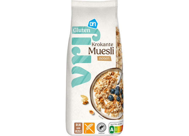 Glutenvrij Krokante muesli met noten