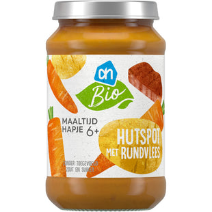 Biologisch Maaltijdhapje hutspot met rundvlees 6+