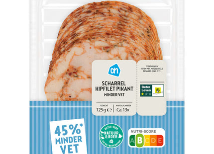 Scharrel kipfilet minder vet