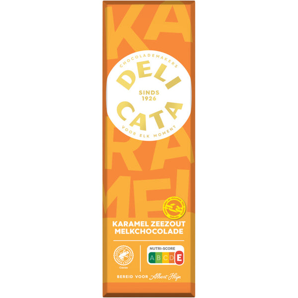 Delicata Reep melkchocolade karamel zeezout