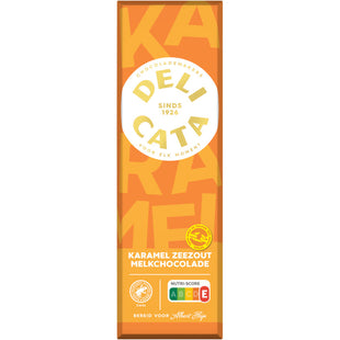 Delicata Reep melkchocolade karamel zeezout