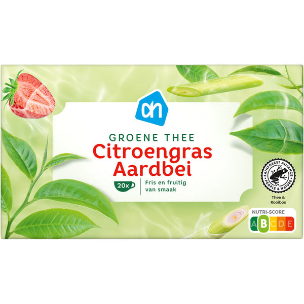 Green tea lemongrass strawberry