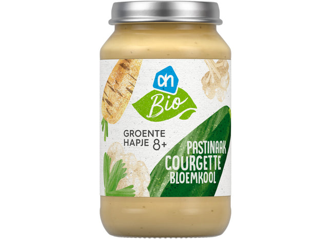 Biologisch Groentehapje pastinaak courgette 8+