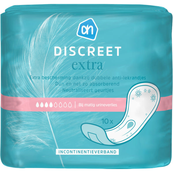 Extra incontinence dressing