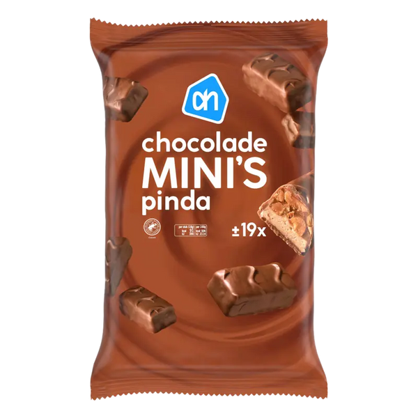 Chocolade mini's pinda