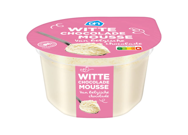 Witte chocolade mousse