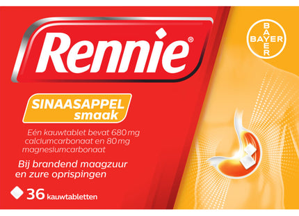 Rennie Kauwtablet sinaasappelsmaak