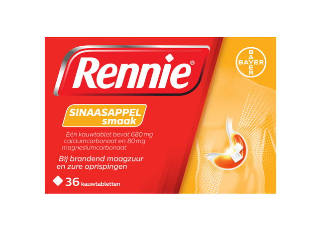 Rennie Kauwtablet sinaasappelsmaak