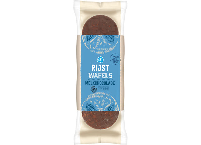 Rijstwafels melkchocolade
