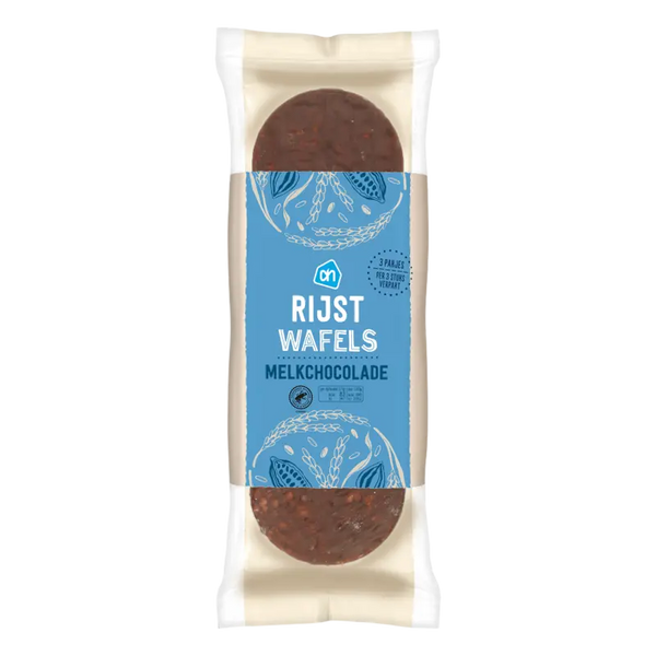 Rijstwafels melkchocolade