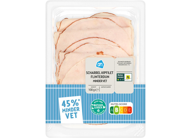 Hühnerfilet aus Freilandhaltung, hauchdünn, weniger Fett