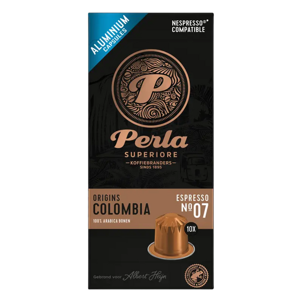 Perla Superiore Origins Colombia espresso capsules