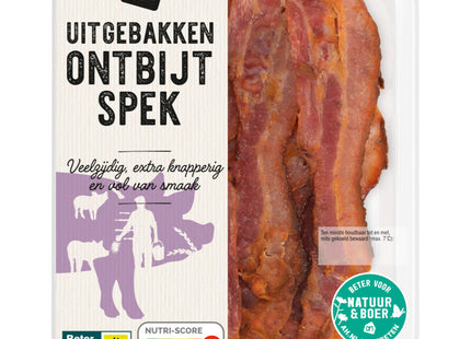 Uitgebakken ontbijtspek