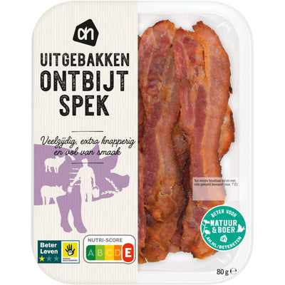 Plakken spek (voorverpakt)