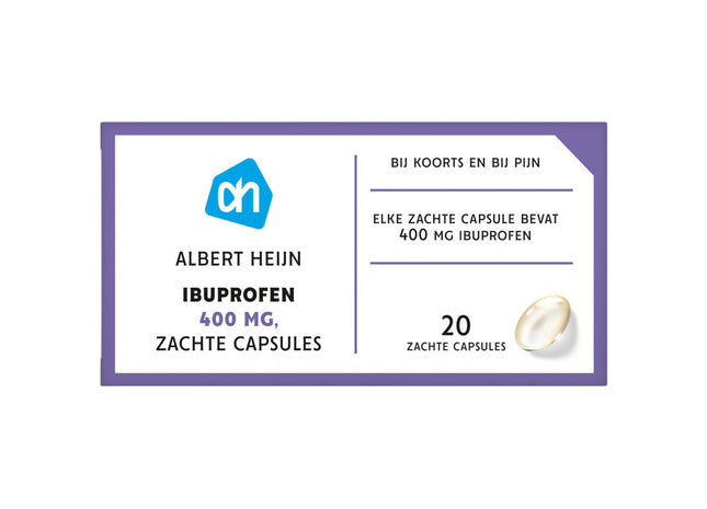 Ibuprofen liquid caps 400mg