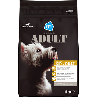 Menubrokken adult kip & rijst