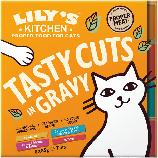 Lily's Kitchen Leckere Stückchen in Wurst verschiedene Geschmacksrichtungen 8er-Pack