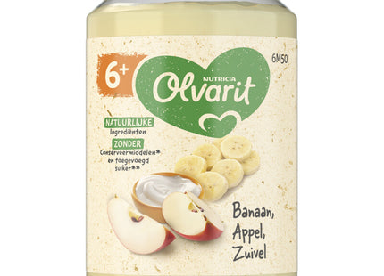 Olvarit Banaan appel zuivel 6m+