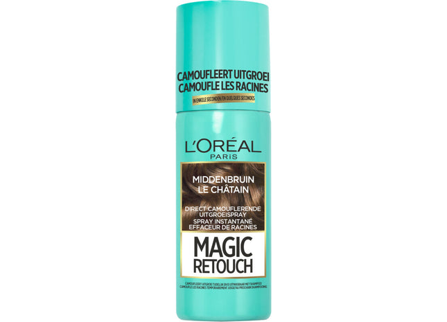L'Oréal Magic retouch uitgroeispray middenbruin