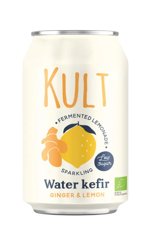 Kult Water Kefir Ingwer & Zitrone