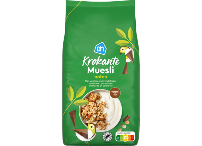 Krokante muesli noten