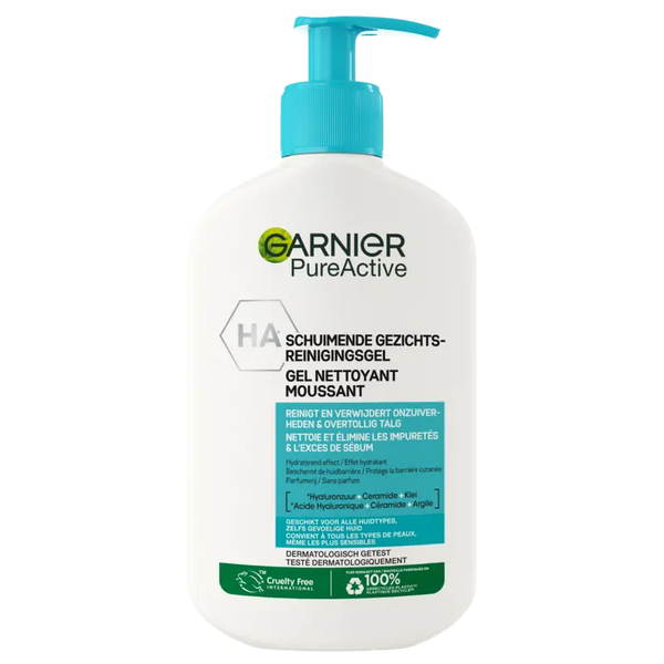 Garnier Pureactive feuchtigkeitsspendender Gesichtsreiniger