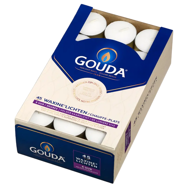 Gouda Wachs-Teelichter 6 Brennstunden