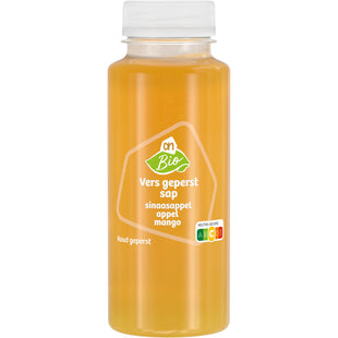 Biologisch Vers geperst sap sinaasappel appel mango
