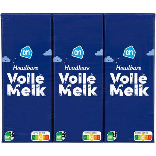 Long-life whole milk 6-pack