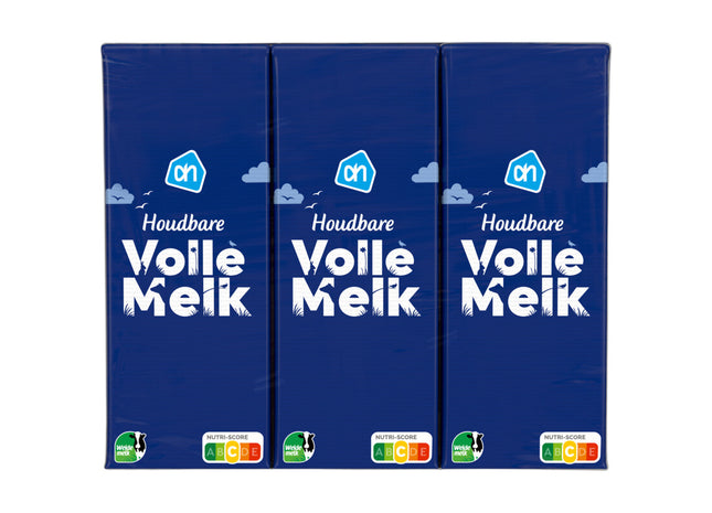 Langlebige Vollmilch im 6er-Pack