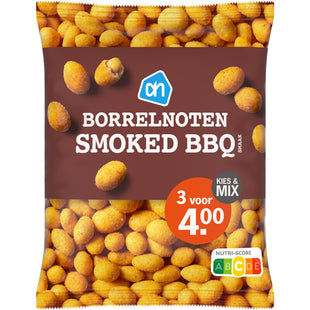 Borrelnoten smoked BBQ smaak
