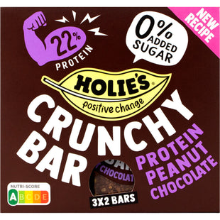 Holie's Crunchy bar protein peanut chocolate
