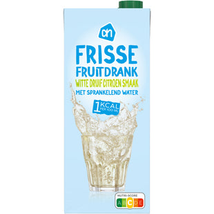 Frisse fruitdrank druif-citroen 1kcal