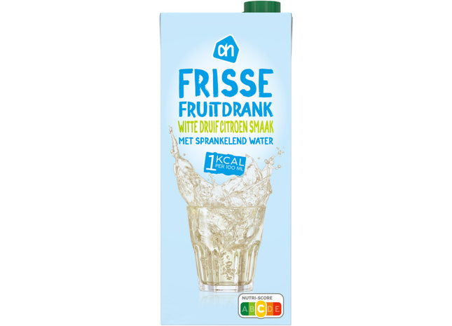 Frisse fruitdrank druif-citroen 1kcal