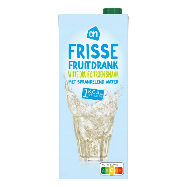 Frisse fruitdrank druif-citroen 1kcal