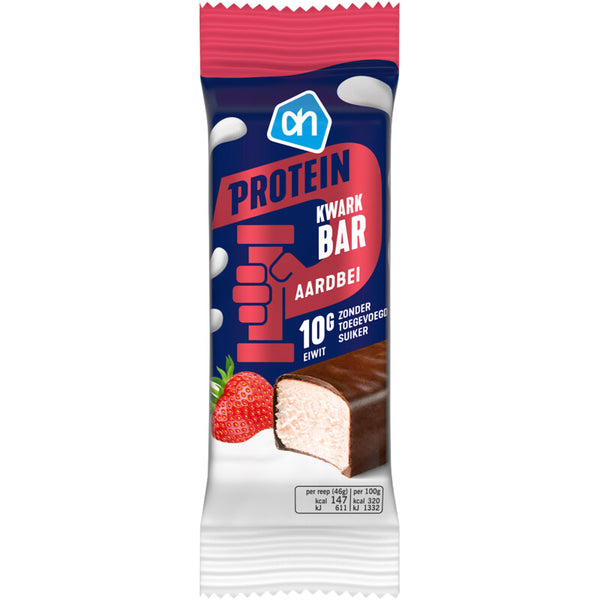 Protein-Quark-Riegel Erdbeere
